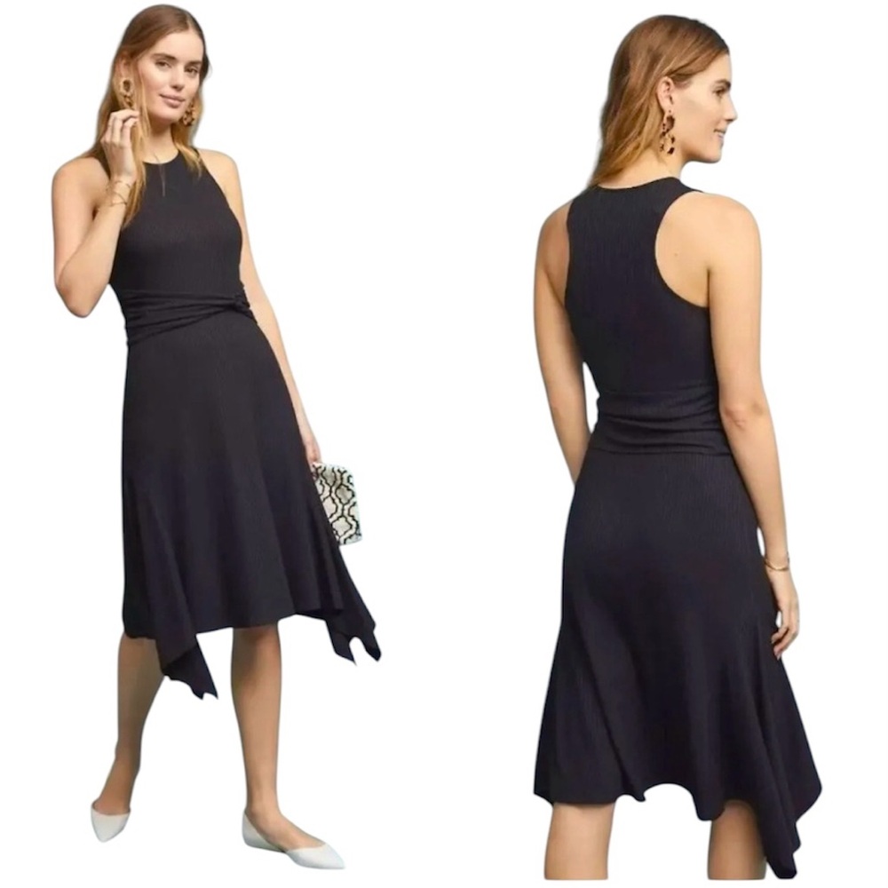 Anthropologie•Kingsolver Ribbed Midi Dress
